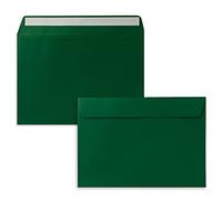 75 buste per lettere, formato DIN C5, 16,2 x 22,9 cm, con chiusura adesiva, per grandi inviti e biglietti di compleanno o matrimonio