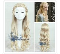 75 Cm Film Malefica Principessa Aurora Parrucca Cosplay Parrucca Della Bella Addormentata Giochi Di Ruolo Capelli Halloween Cosplay + Berretto Parrucca