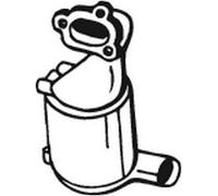 75 CV CATALIZZATORE PER SUZUKI Swift III MZ, EZ 1.3 DDiS KW 55 CV 75