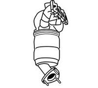 75 cv Catalizzatore per Opel Corsa C X01 1.2 1199 cc 55 KW 75 CV