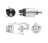 75 CV Elettromagnete Motore d'avviamento per SKODA Fabia I Tre Vol 6Y3 1.4 16V K