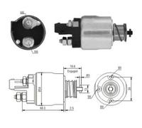 75 CV Elettromagnete Motore d'avviamento per SKODA Fabia I Tre Vol 6Y3 1.4 16V K