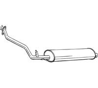 72 CV SILENZIATORE ANTERIORE PER MERCEDES 100 Autobus W631 D KW 53 CV 72