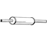 IZAWIT 23.057 Marmitta centrale per VW GOLF III (1H1) Golf IV Cabrio (1E)