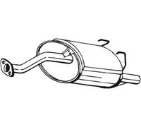 BOSAL 163-203 Marmitta