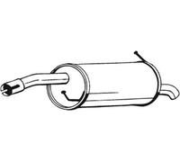 Bosal Silenziatore posteriore 154-923 per Ford Fiesta V Van 1.3 51 kW (69 CV)