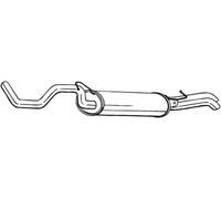 75 CV SILENZIATORE POSTERIORE PER VW Bora Variant 1J6 1.4 16V KW 55 CV 75