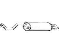 IZAWIT 23.037 Marmitta per VW Golf IV Hatchback (1J1) New Beetle Cabrio (1Y7)