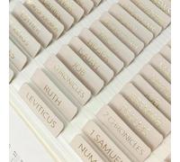 75 etichette bibliche laminate in lamina d'oro, autoadesive, per donne e uomini, bibbia Index Stickers Bible Study Supplies per Antico & Nuovo Testamento, accessori per la Bibbia, libri