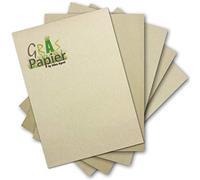 75 fogli di carta da lettere ecologica, formato DIN A4, carta riciclata, 100 g/m², carta ecologica per inviti o menù, Glüxx Agent