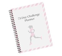 75 Giorni Tracking Planner Allenamento Lettura Diario Dieta Doppio Filo Rilegatura Copertina Morbida Giornaliero Per Adulti Motivazione Quotidiana E Tracciamento Obiettivo Notebook