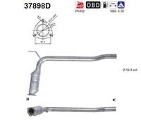 Magnaflow Catalizzatore AS 37898D 75 kW (102 CV) per VW Transporter IV FURG 2.5 TDI