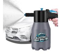 75 ° LARGO Spruzzatore di schiuma elettrico Pistola per schiuma spray portatile Generatore di lancia di schiuma con batteria al litio da 2600 mAh per lavaggio auto Asciugamano Lavaggio in schiuma