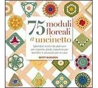 75 moduli floreali a uncinetto