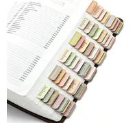 75 pezzi di adesivi laminati per la Bibbia, adesivi per la Bibblia per studio, segnalibri per pagine indice, segnalibri per la Bibbia, accessori per la Bibbia, adesivi per scrivere, etichette per