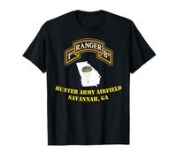 75° Rangers-Hunter Army Airfield 1° Bn Ranger Unit design Maglietta