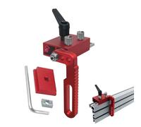 75 tipi di T-Track Miter Stop, lega di alluminio regolabile Manual Block, Resilient and Tough, Accurate Accuracy, Accurate Woodworking Limiter for T-Track Tools