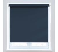 75 x 210 cm, tenda oscurante per finestre, protezione UV, colore blu scuro, senza fori, per porte e finestre, perfetta per bloccare la luce solare e la privacy