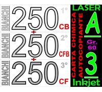 750 CARTA BIANCA COPIATIVA DDT 3 COPIE STAMPA LASER INKJET A3 CARBONLESS PAPER