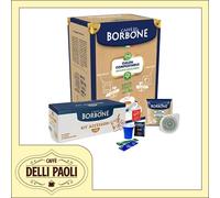 750 cialde compostabili ESE 44 mm Caffè Borbone miscela BLU + 5 Kit Accessori
