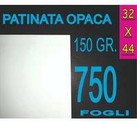 750 FOGLI 150G A3+ A3PLUS 32X44 CARTA PATINATA OPACA STAMPANTI LASER PIEGHEVOLI