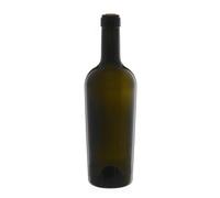 750 ml Bottiglia da vino 'Imperiale', verde antico, imboccatura: fascetta