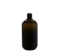 750 ml Bottiglia olio/aceto 'Biolio', vetro, verde antico, imboccatura: DOP