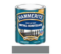 750 ML Hammerite direttamente sulla ruggine del metallo Vernice Protettiva Grigio Chiaro, Matt