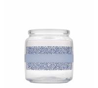 750 ml Vetro con tappo di sughero 'Giara', motivo: Naturalmente blu, bocca: sughero