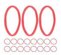 750 Pezzi Elastici in Silicone Rosso, Resistenti al Calore | Salone e Scuola di Bellezza, Uso Comodo Prolungato, Aiuta a Ridurre lo Scioglimento