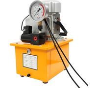 750 W, 220 V, unità idraulica, pompa elettroidraulica con valvola manuale, capacità di olio 7 litri, controllo valvola solenoide semplice, per la produzione e la riparazione di automobili