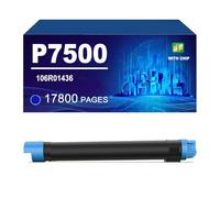 7500 Cartuccia Toner Compatibile Per Xerox Phaser 7500 7500DN 7500DNZ 7500DT 7500DX 7500N Stampante, Resa Fino A 19800/17800 Pagine,Cyan-1 Pack