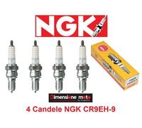 7502 - 4 Candele NGK CR9EH-9 per Honda CB-F 600 Hornet dal 1998 al 2002