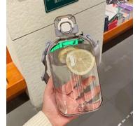 750ml Piatto SPORTS Acqua Bottiglia senza Bpa Plastica Scuola/Viaggio Bevanda