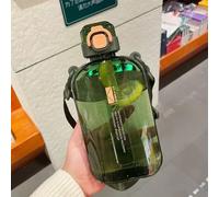 750ml Piatto SPORTS Acqua Bottiglia senza Bpa Plastica Scuola/Viaggio Bevanda