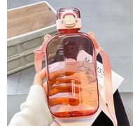 750ml Piatto SPORTS Acqua Bottiglia senza Bpa Plastica Scuola/Viaggio Bevanda