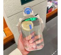 750ml Piatto SPORTS Acqua Bottiglia senza Bpa Plastica Scuola/Viaggio Bevanda