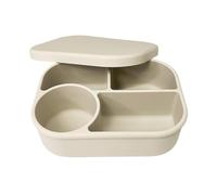 750ml Silicone Lunch Box With Divider Leakproof Meal Prep Container