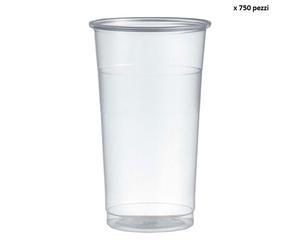 750pz Bicchieri tumbler alto Dopla in plastica cocktail long drink 355ml