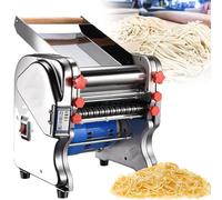 750w Macchina Automatica Per Fare Pasta Tagliatelle Elettrica Macchina Per Pasta Fresca, Pressa Per Empanadas, Formatrice Per Pasta Wonton, Gradi Spessore Regolabili(180-Kneading type)