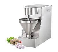 750W Non-Stick Commercial Meat Grinder, Automatic Meatball Maker, Electric Meat Ball Forming Machine for Restaurants, 5 Adjustable Sizes, CE/FCC