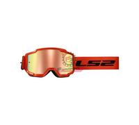 751.7202011052 OCCHIALI LS2 CHARGER ARANCIO H-V CON VISIERA IRIDIUM