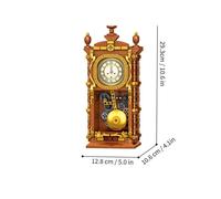 751 pcs kit di costruzioni orologio altalena serie retrò classica