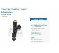 75114827 MEAT &AMP; DORIA Iniettore Fiat Bipower,Natural Power/Opel C