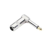75192 angolo connettore jack 6, 3 mm mono Argento