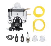 753-06258A Kit carburatore per decespugliatori RY252CS Sostituzione compatibile OEM Set completo di messa a punto ripristina le prestazioni del motore adatto per bordi CRAFTSMAN 9 pezzi