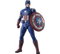 Avengers Assemble Captain America Shf Action Figura Bandai