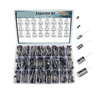753pcs Aluminum Electrolytic Capacitor Assortment Kit 24values 10v 16v 25v 50v 0.1uf 2.2uf 33uf 47uf 220uf 470uf 680uf 1000 Capacitance Meters