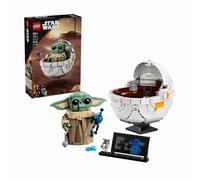 LEGO Star Wars: The Mandalorian Grogu met zweefkinderwagen, bouwbare figuur, leu