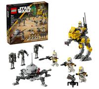 LEGO Star Wars 75431 Battle Pack 327° Star Corps di Clone Troopers - Giocattolo da Collezione con 4 Minifigure, 3 Figure di Droidi e un AT-RT - Regalo per Bambini da 7 Anni Fan della Vendetta dei Sith